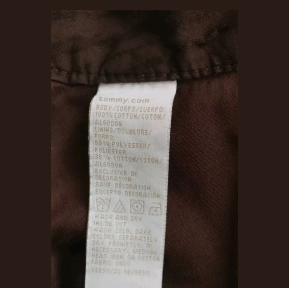 Tommy Hilfiger Women's Skirt Brown Floral - Picture 4 of 8